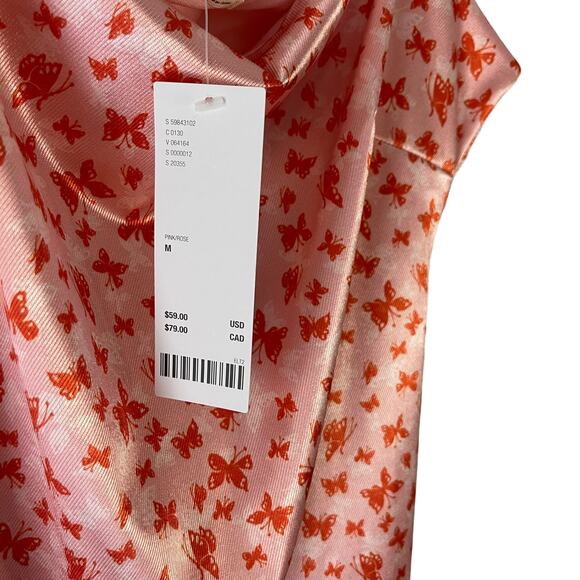 Urban Outfitters NWT Women's Size Medium Butterfly Slip Mini Dress - Picture 3 of 10